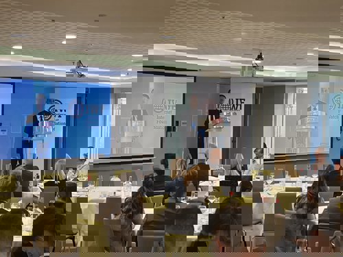 Prof Hany Farid, image analysis expert at the University of Berkeley, speaking in Brussels